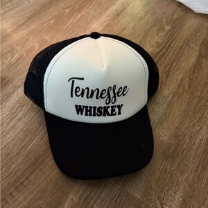 Tennessee Whiskey Black and White Trucker Hat